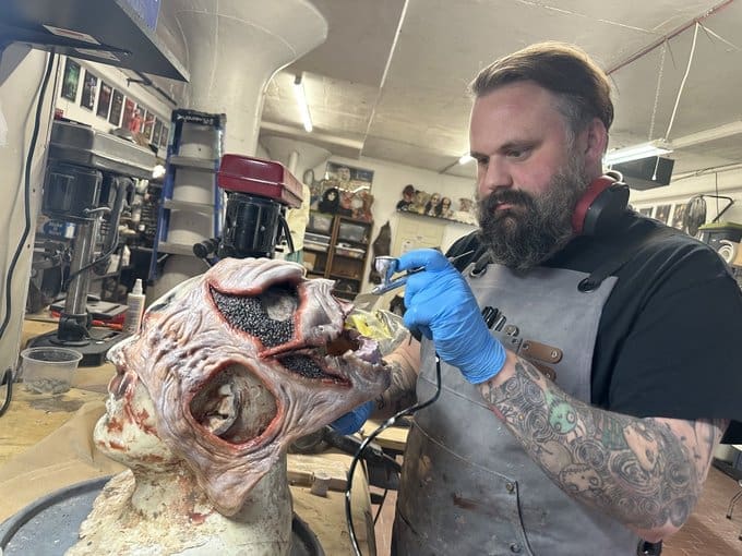 Jason Baker Reveals Behind-the-Scenes Photos of Creating The Fiend for Bray Wyatt Documentary