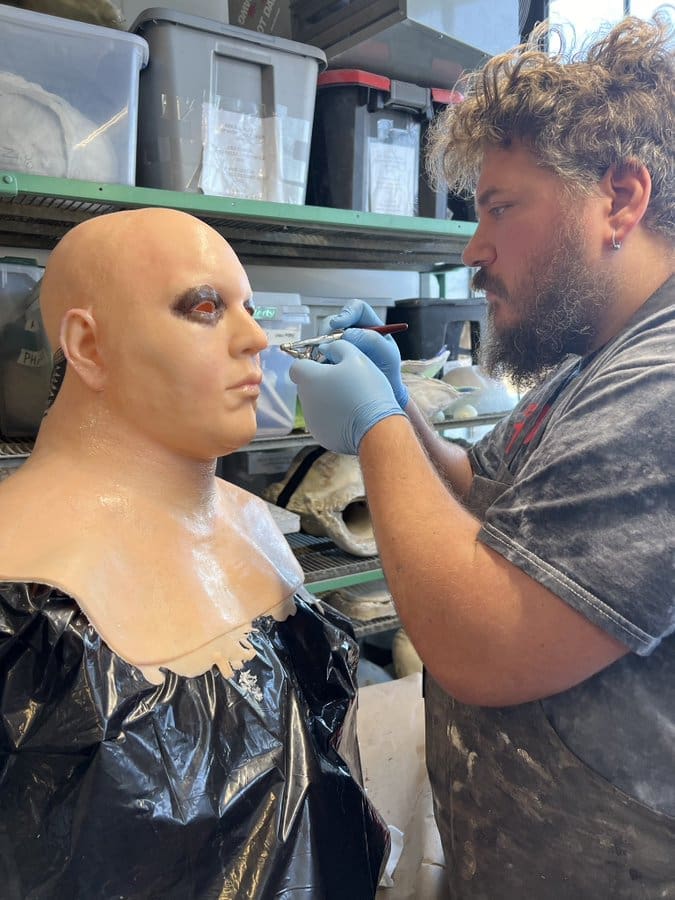 Jason Baker Reveals Behind-the-Scenes Photos of Creating The Fiend for Bray Wyatt Documentary