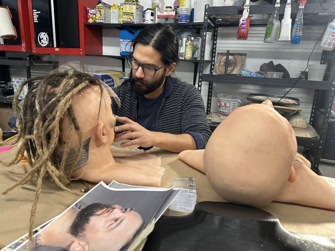 Jason Baker Reveals Behind-the-Scenes Photos of Creating The Fiend for Bray Wyatt Documentary