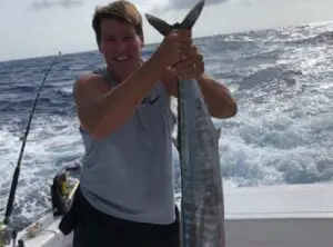 JBL Shows Off His Fisherman Skills