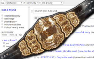 Florida Man Finds AEW World Title On Side Of Road — Puts On Craigslist