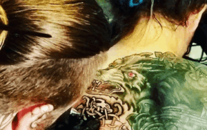 Sarah Logan Shows Off Massive New Tattoo