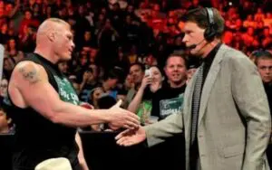 Brock Lesnar & JBL Ribbing Each Other Almost Once Caused A Disaster