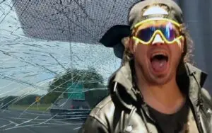Joey Janela's Car Literally Falls Apart On His Way To AEW Television Tapings