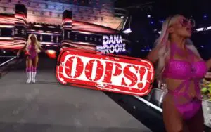 Backstage Reaction To Mandy Rose's WrestleMania Slip
