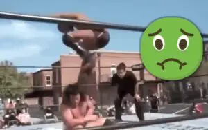 Indie Wrestler JJ Garrett Updates Fans After Throwing Up During Match At The Collective