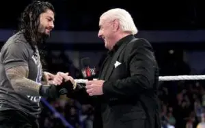Ric Flair Was Worried About Losing Roman Reigns' Respect After Becky Lynch Trademark Drama