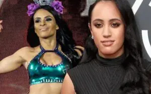 Zelina Vega Filming Footage With The Rock's Daughter For WWE