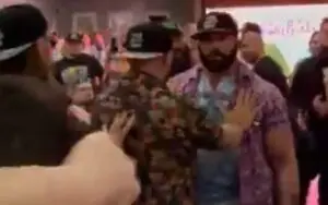 Nick Gage Invades Matt Cardona's Live Podcast Looking For A Fight