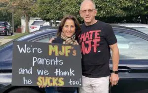 MJF Tells His Mother To ‘F Off’ Before AEW Grand Slam MJF Tells His Mother To 'F Off' Before AEW Grand Slam