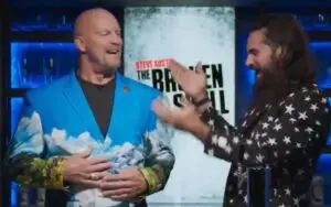 Seth Rollins Gifts Steve Austin Personalized Jacket From 'The Drip God' Himself