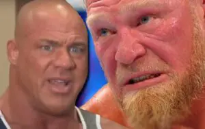 Kurt Angle Remembers Brock Lesnar's Rage On Plane Ride From Hell