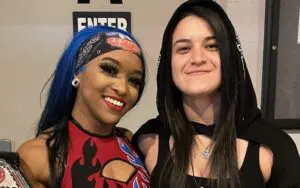 Fans Follow Diamante & Kiera Hogan Back To Their Hotel Room