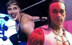 Damian Priest Loans Rhea Ripley His Pants To Wrestle In After She Lost Her Gear Bag