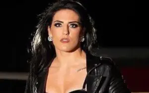 Tessa Blanchard Shows Off In Tight Leather On Motorcycle