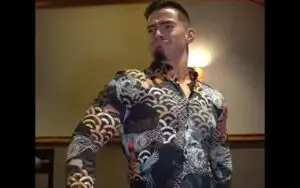 Austin Theory Shows Off Vince McMahon's Strut Backstage Before WWE RAW