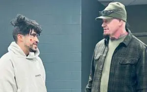 Bad Bunny Spotted Backstage At WWE Royal Rumble