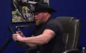 Brock Lesnar Breaks Pat McAfee's Table During Interview