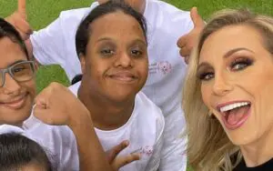 Charlotte Flair Visits Saudi Arabia Special Olympians