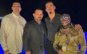 Rey Mysterio & Dominik Mysterio Join Austin Theory & Jamie Noble For Saudi Royal Kingdom Dinner