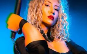 Nikkita Lyons Stuns In All-Black Ring Gear Photo Drop
