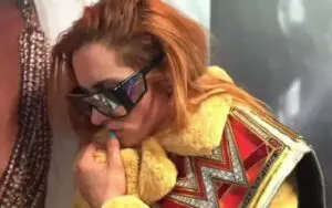 Becky Lynch Was Backstage During WWE RAW Despite Throat Injury