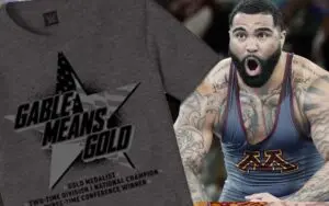 Gable Steveson Gets His First WWE T-Shirt