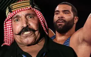 Iron Sheik Flexes Big Time On Gable Steveson
