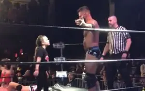 Matt Cardona Takes A Frankensteiner From A Child