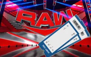 Monday's WWE RAW Ticket Sales Set To Break 5k
