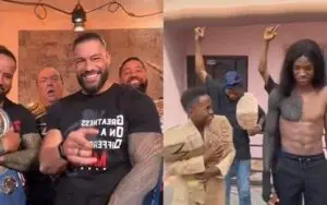 The Bloodline Reacts To Epic Viral Video Impersonation The Bloodline Reacts To Epic Viral Video Impersonation