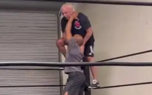 Ric Flair Takes Bump Off Top Rope In New Training Session Video