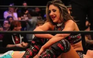 Britt Baker Was Busted Open During AEW Dark Taping At Universal Studios Britt Baker Was Busted Open During AEW Dark Taping At Universal Studios