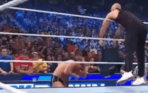 Ricochet 'Accidently' Busted Gunther Open On WWE SmackDown