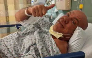 Kurt Angle Gives Thumbs Up From Hospital Bed After Back Injections