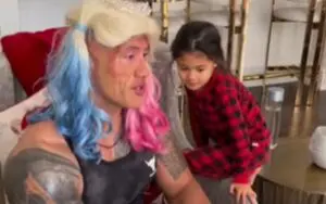 The Rock Jokes He Lost His Dignity After Daughters Give Him A Makeover