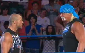 Kurt Angle Did Not Realize He Wrestled In Hulk Hogan's Retirement Match