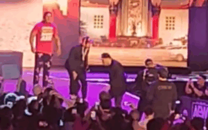 Footage Of Max Caster Botching Rap Promo During AEW Rampage Taping