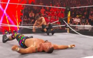 Ring Rope Snaps Twice During Title Match At NXT New Year's Evil