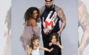 Bray Wyatt & JoJo Offerman's Kids Rock Tattoos Like Their Dad In Priceless Photo Shoot