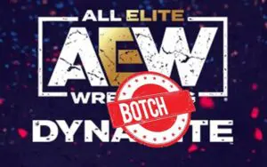 AEW Dynamite Experiences Production Issues With Screen Blacking Out During 12/20 Episode AEW Kicks Off Dynamite With A Bad Audio Botch This Week