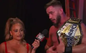 Austin Theory No-Sells Kayla Braxton's Thirsty Request To Party After WWE Backlash