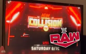 AEW Collision Commercial Airs During WWE RAW