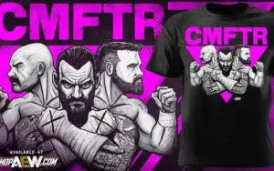 AEW Releases New T-Shirt Showcasing CM Punk's Collaboration with FTR Ahead of Collision Debut