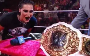 Closer Look at Rhea Ripley's New WWE Women's World Championship