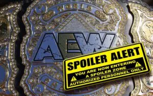 Spoiler On AEW's Plan For World Title Picture