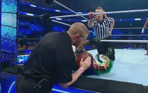 Santos Escobar Wins United States Title Tournament After Rey Mysterio Suffers Apparent Injury Santos Escobar Wins United States Title Tournament After Rey Mysterio Suffers Apparent Injury