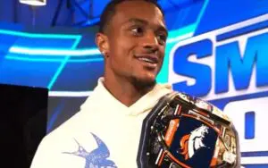 Denver Broncos Patrick Surtain Presented With WWE Title Before SmackDown Denver Broncos Patrick Surtain Presented With WWE Title Before SmackDown