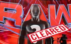 WWE Superstar Returns On October 9th RAW After Not Being Cleared Last Week WWE Superstar Returns On October 9th RAW After Not Being Cleared Last Week