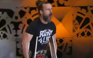 Adam Cole Returns On Crutches For Unexpected AEW Full Gear Moment Adam Cole Returns On Crutches For Unexpected AEW Full Gear Moment